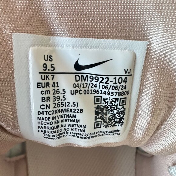 ⭐Women Shoes Sz 9.5 Nike Air Max 90 Futura Barley Rose Pink Sneakers DM9922-104 - Picture 8 of 8